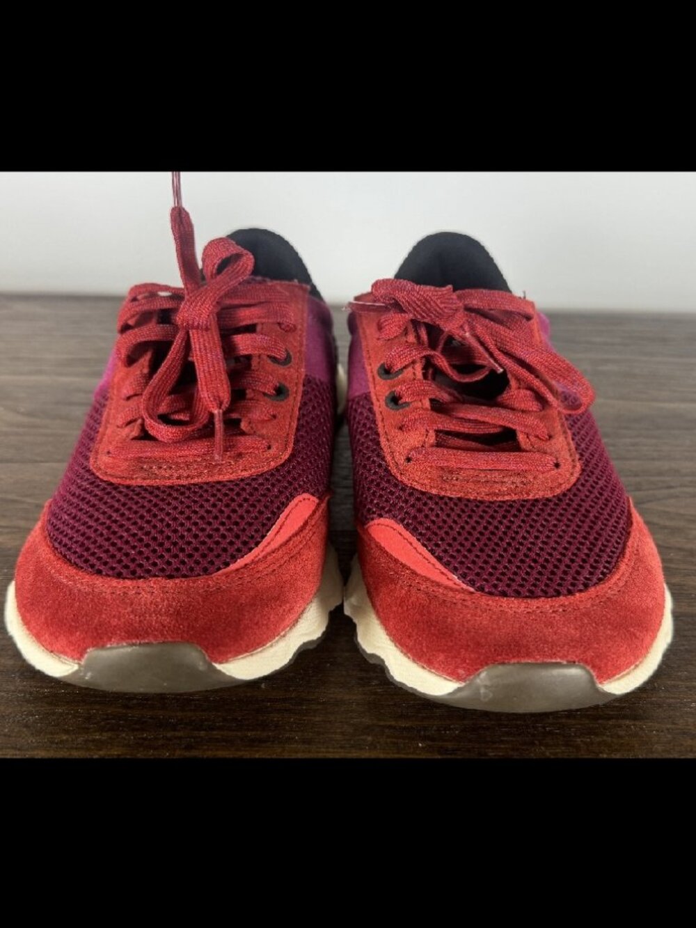 Sorel Red & Burgundy Sneakers